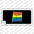 New Mexico Rainbow Novelty Sticker Decal Small