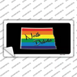 North Dakota Rainbow Novelty Sticker Decal Small