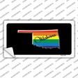 Oklahoma Rainbow Novelty Sticker Decal Small