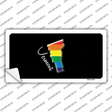 Vermont Rainbow Novelty Sticker Decal Small