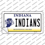 Indians Indiana Novelty Sticker Decal Small