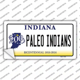 Paleo Indians Indiana Novelty Sticker Decal Small