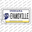 Evansville Indiana Novelty Sticker Decal Small