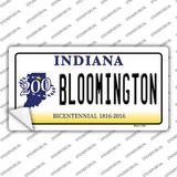 Bloomington Indiana Novelty Sticker Decal Small