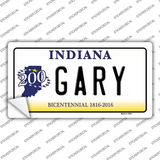 Gary Indiana Novelty Sticker Decal Small