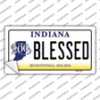 Blessed Indiana Novelty Sticker Decal Small