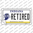 Retired Indiana Novelty Sticker Decal Small