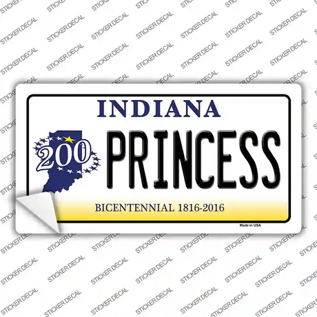 Princess Indiana Novelty Sticker Decal Small