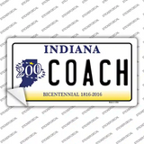 Coach Indiana Novelty Sticker Decal Small