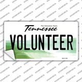 Volunteer Tennessee Novelty Sticker Decal Small