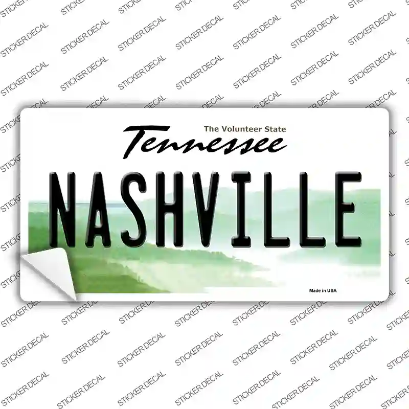 Nashville Tennessee Novelty Sticker Decal Small