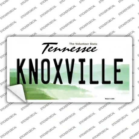 Knoxville Tennessee Novelty Sticker Decal Small