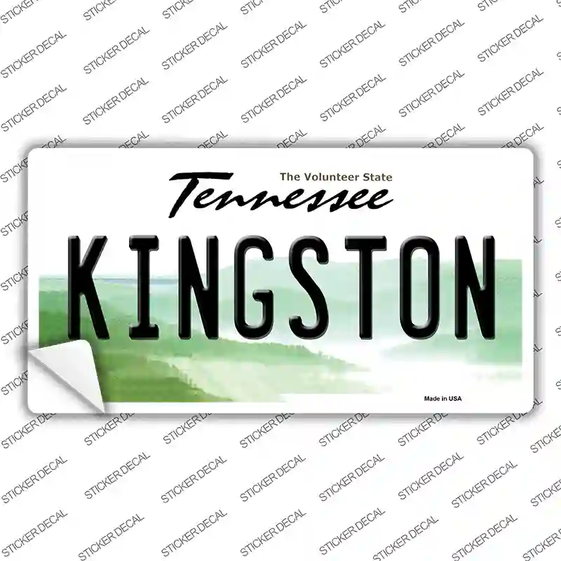 Kingston Tennessee Novelty Sticker Decal Small