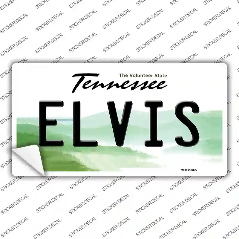 Elvis Tennessee Novelty Sticker Decal Small