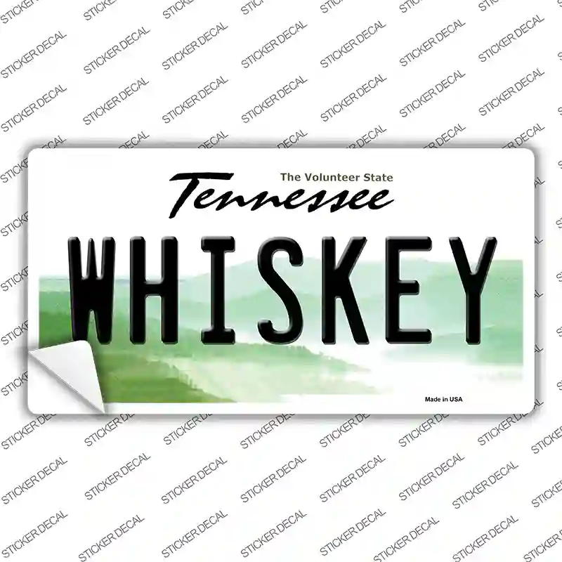 Whiskey Tennessee Novelty Sticker Decal Small