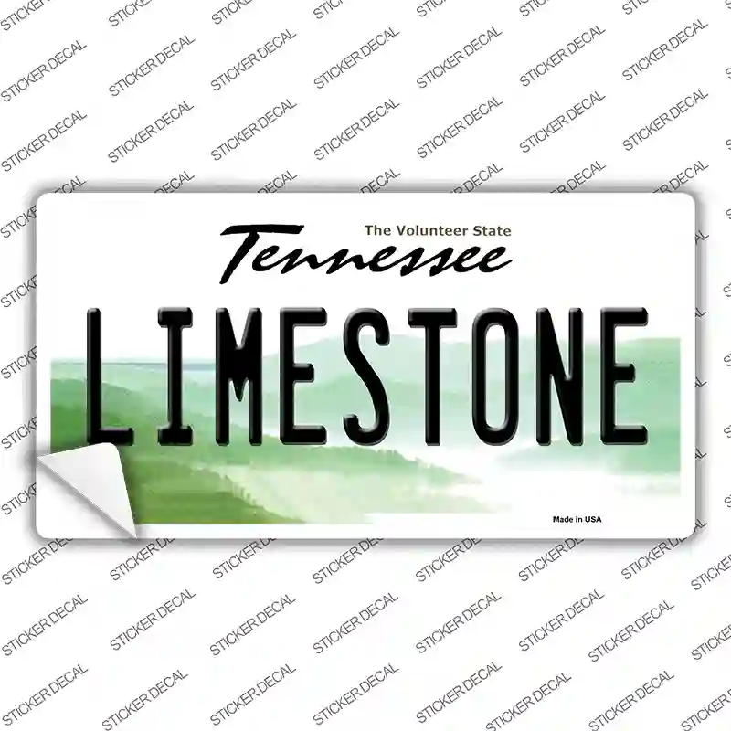 Limestone Tennessee Novelty Sticker Decal Small