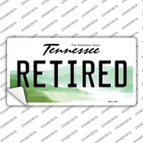 Retired Tennessee Novelty Sticker Decal Small