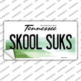 Skool Suks Tennessee Novelty Sticker Decal Small