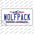 Wolfpack North Carolina Novelty Sticker Decal Small