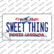 Sweet Thing North Carolina Novelty Sticker Decal Small