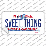 Sweet Thing North Carolina Novelty Sticker Decal Small