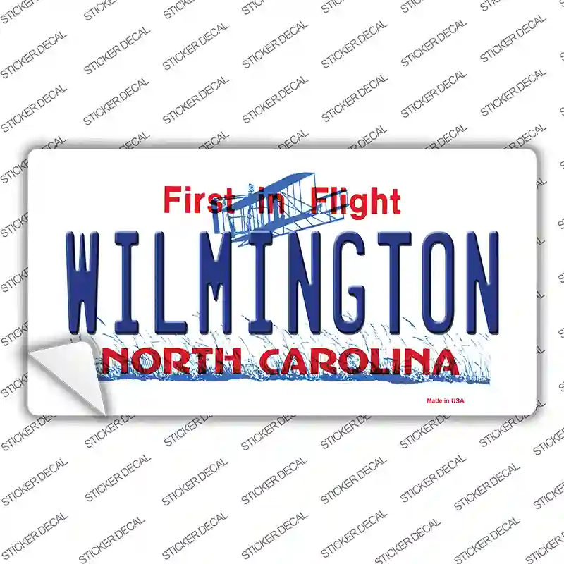 Wilmington North Carolina Novelty Sticker Decal Small