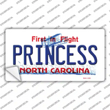 Princess North Carolina Novelty Sticker Decal Small