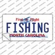 Fishing North Carolina Novelty Sticker Decal Small