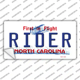 Rider North Carolina Novelty Sticker Decal Small