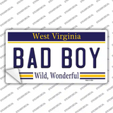 Bad Boy West Virginia Novelty Sticker Decal Small