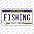 Fishing West Virginia Novelty Sticker Decal Small