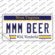 MMM Beer West Virginia Novelty Sticker Decal Small