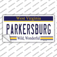 Parkersburg West Virginia Novelty Sticker Decal Small