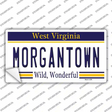 Morgantown West Virginia Novelty Sticker Decal Small