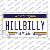 Hillbilly West Virginia Novelty Sticker Decal Small