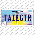 Tailgtr Mississippi Novelty Sticker Decal Small