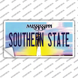 Southern State Mississippi Novelty Sticker Decal Small