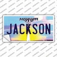 Jackson Mississippi Novelty Sticker Decal Small