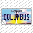 Columbus Mississippi Novelty Sticker Decal Small