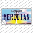 Meridian Mississippi Novelty Sticker Decal Small