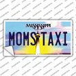 Moms Taxi Mississippi Novelty Sticker Decal Small