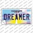 Dreamer Mississippi Novelty Sticker Decal Small