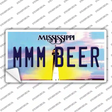 MMM Beer Mississippi Novelty Sticker Decal Small