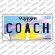 Coach Mississippi Novelty Sticker Decal Small