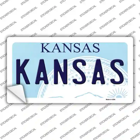 Kansas Novelty Sticker Decal Small