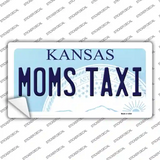 Moms Taxi Kansas Novelty Sticker Decal Small