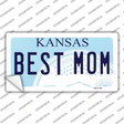 Best Mom Kansas Novelty Sticker Decal Small