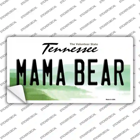 Mama Bear Tennessee Novelty Sticker Decal Small