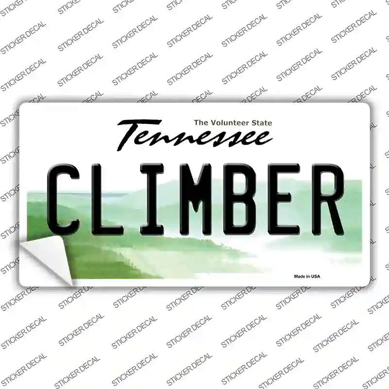 Climber Tennessee Novelty Sticker Decal Small