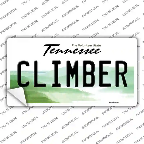 Climber Tennessee Novelty Sticker Decal Small